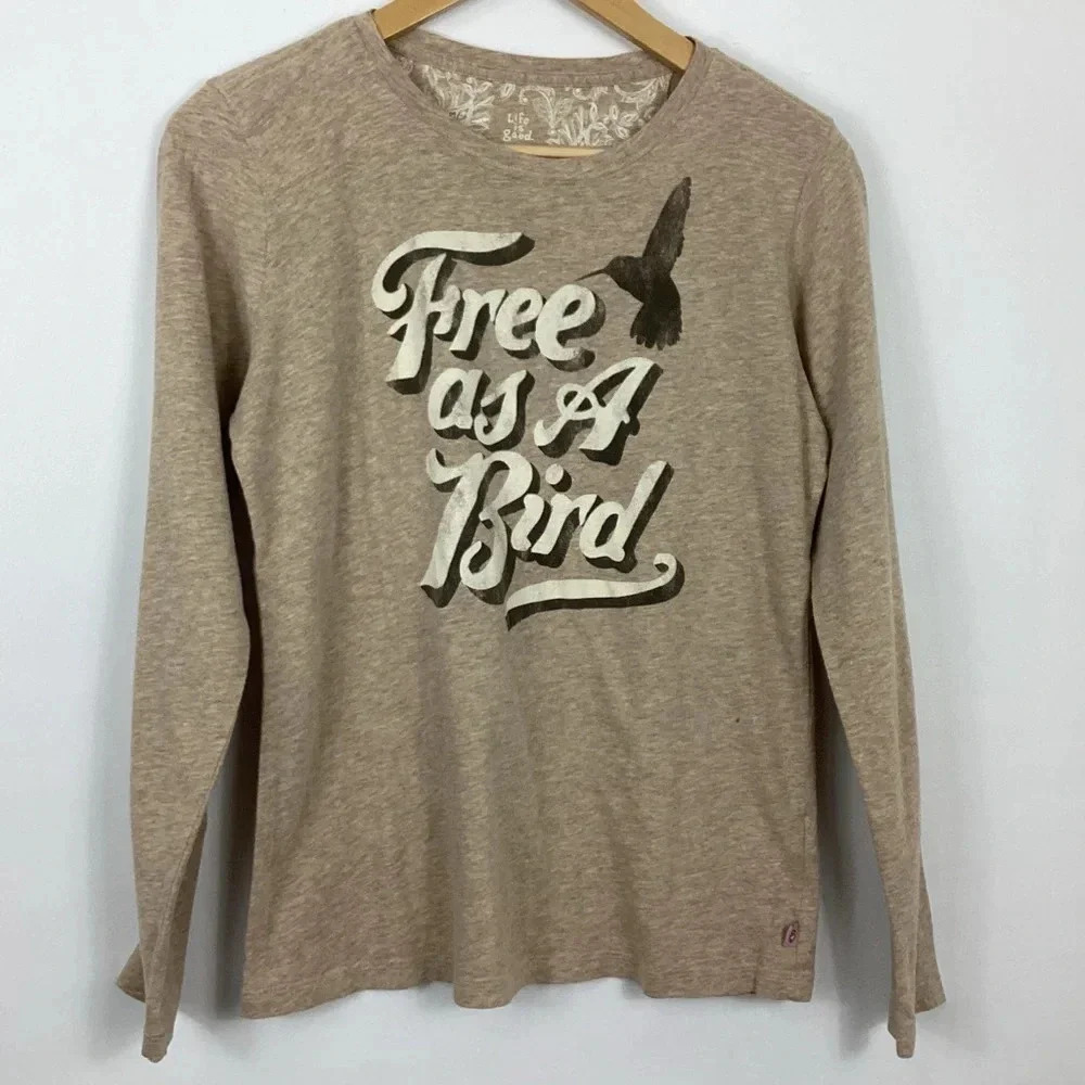 Life Is Good Free As A Bird Shirt Size Medium